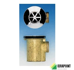 PILETTA SIFOIDE A POZZETTO PER PIATTO DOCCIA CON FLANGIA