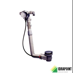 COLONNA DI SCARICO IN PLASTICA PER VASCA E EROGAZIONE CROMO