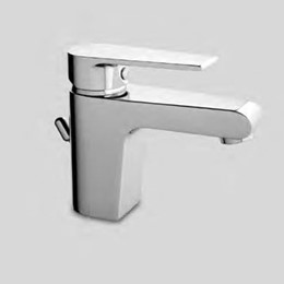 MISCELATORE LAVABO 4661 - SERIE LOGOS H 130 MM