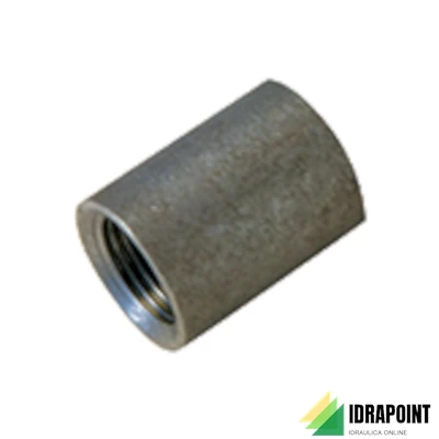 MANICOTTO IN ACCIAIO NERO Ø 4