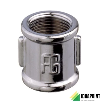 MANICOTTO OTTONE CROMATO Ø 1/2