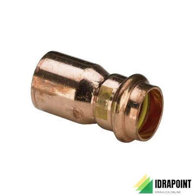 MANICOTTO RIDOTTO 2615.1 RAME A PRESSIONE GAS Ø 18X16 M/F