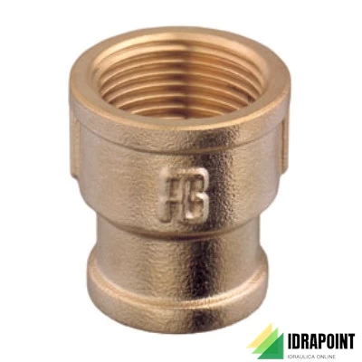 MANICOTTO RIDOTTO IN OTTONE GIALLO Ø 1.1/4