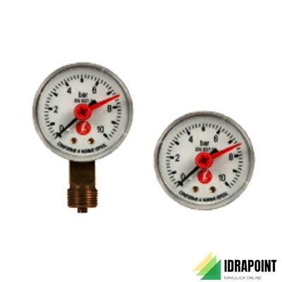 MANOMETRO ATTACCO RADIALE Ø 1/4