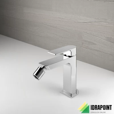 MISCELATORE BIDET 145 MM  CON SALTARELLO - SERIE TEO CROMO