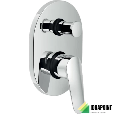 MISCELATORE DA INCASSO DOCCIA C/DEVIATORE - SERIE BLUES