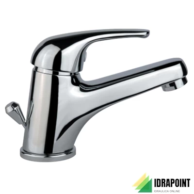 MISCELATORE LAVABO ALTURA CONTRACT CON SCARICO Ø 1.1/4