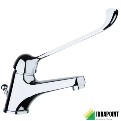 MISCELATORE LAVABO LEVA CLINICA ALTURA CONTRACT CON SCARICO