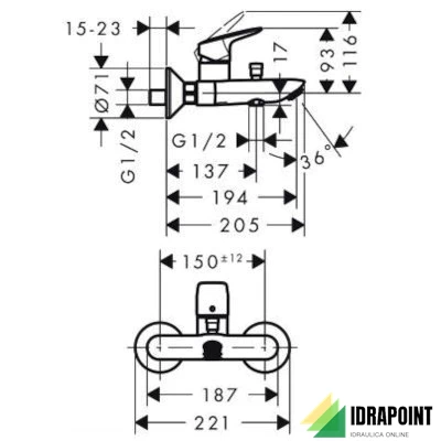 MISCELATORE VASCA ESTERNO - SERIE LOGIS