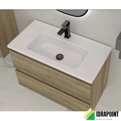 MOBILE ALLEGRA ROVERE 60X40 CM 2 CASS. LAVABO CERAMICA