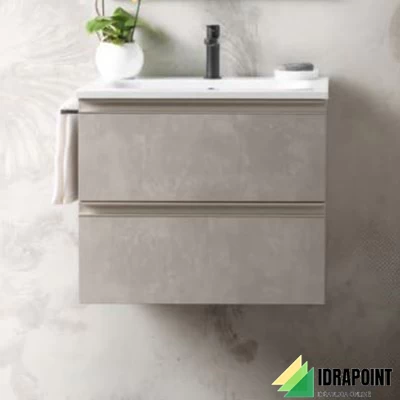 MOBILE NOBU GRIGIO 100X46 CM 2 CASS. LAVABO CERAMICA