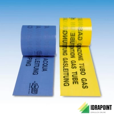 NASTRO SEGNALETICO X GAS H 120 MM - ROTOLO 200 MT