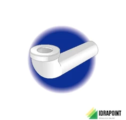 NICOLL CURVA LUNGA MASCHIO Ø 100 MM CTW 3340