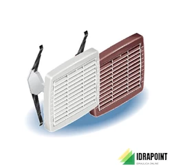 GRIGLIA AEREAZIONE 210X210 MM BIANCA