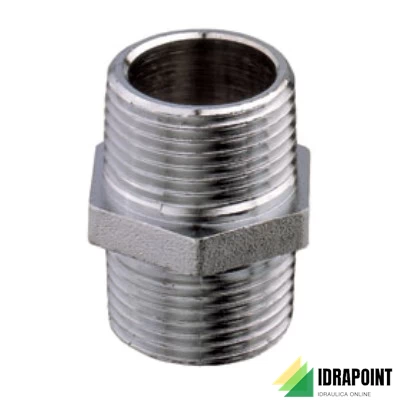 NIPLES OTTONE CROMATO Ø 3/8