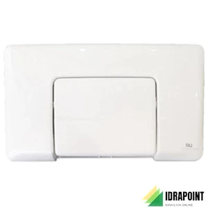 PLACCA MONOTASTO PER CASSETTE DIAMANTE BIANCA