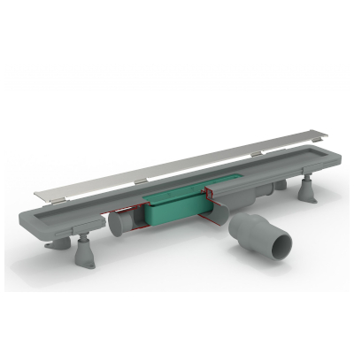 CANALINA INOX 700X50 MM RENOVA UNSEEN