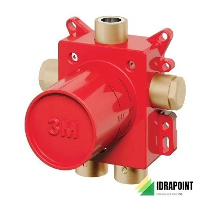 PARTE INCASSO UNIVERSALE MISCELATORE MONOCOMANDO DOCCIA