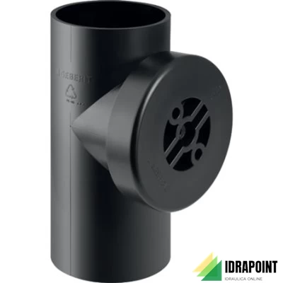 PEZZO D'ISPEZIONE 90° IN PE - Ø 125X110 MM