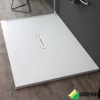 PIATTO DOCCIA ARDESIA PLUS BIANCO 120 X 80 CM  H2,6