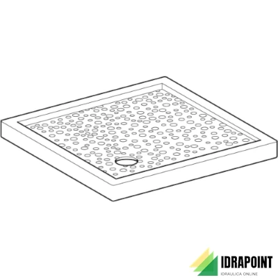 PIATTO DOCCIA SERIE BASTIA 70X70 CM IN GRES PORCELLANATO