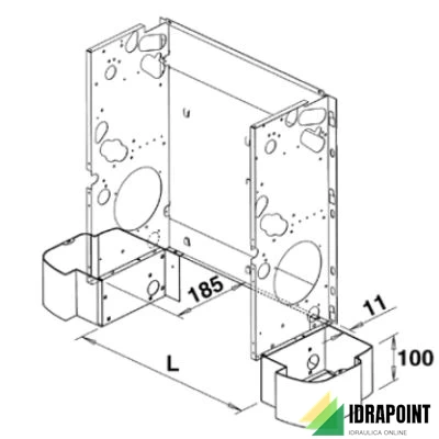 PIEDINO DI APPOGGIO A PAVIMENTO (GRANDEZ. 1-5) PAP