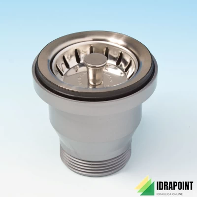 PILETTA MINI BASKET PER LAVELLI INOX FORO Ø 60 MM