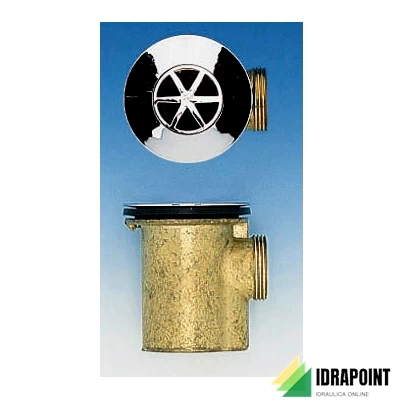 PILETTA SIFOIDE A POZZETTO PER PIATTO DOCCIA CON FLANGIA