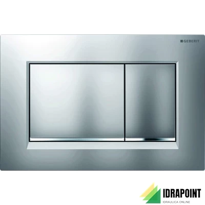 PLACCA DI COMANDO SIGMA30 SATINATO/CROMO/SATINATO