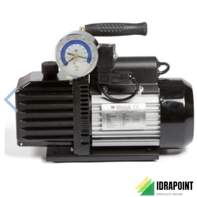 POMPA PER VUOTO 128 L/MIN 150 W CON VACUOMETRO