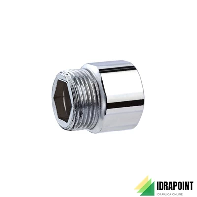 PROLUNGA ACCIAIO ZINCATO Ø 15X3/8