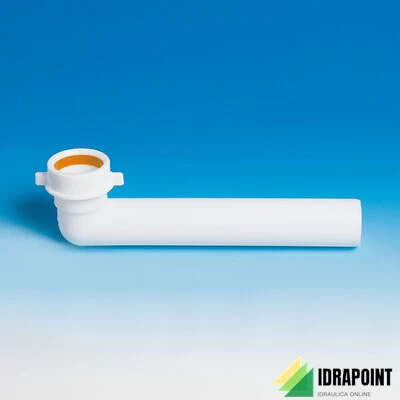 PROLUNGA CURVA JOLLY BIANCA Ø 40X230 MM (1.1/2