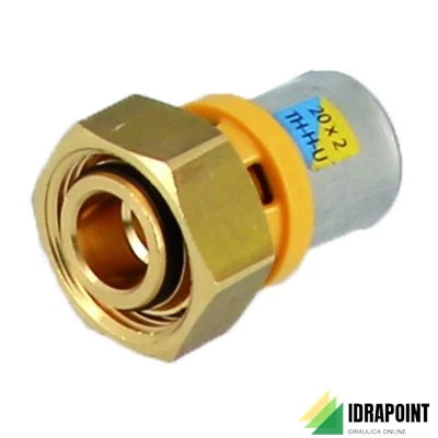 RACC DRITTO SEDE CONICA E GIRELLO MULTISTRATO TRID Ø 3/4