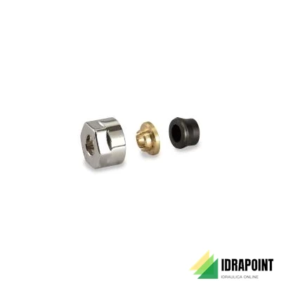 RACCORDO A COMPRESSIONE PER TUBO RAME Ø 14 MM