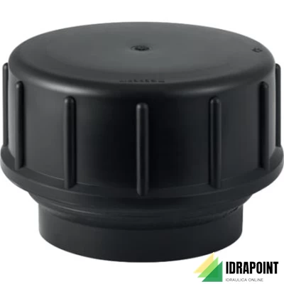 RACCORDO A VITE CON TAPPO IN PE - Ø 110 MM