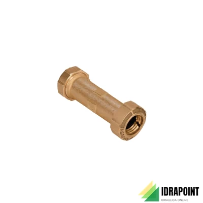 RACCORDO IN OTTONE ALLUNGATO RIP. PP Ø 32X32 MM