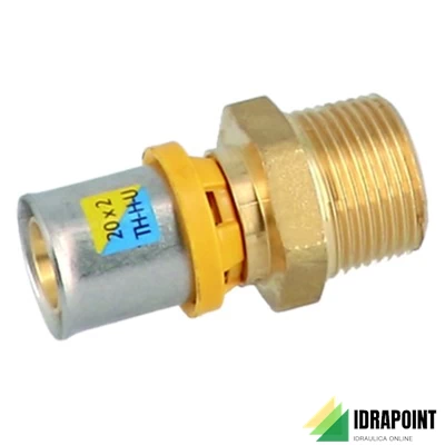 RACCORDO MULTISTRATO DIRITTO MASCHIO TRIDENT Ø 2''X63 MM