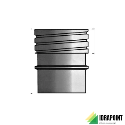 RACCORDO X FLESSIBILE INOX Ø 100 MM MASCHIO