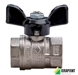 VALVOLA SFERA 1520 CON FARFALLA F/F Ø 1/2