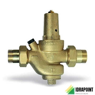 RIDUTTORE PRESSIONE OTTONE CON FILTRO INOX - Ø 3/4
