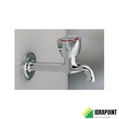 RUBINETTO A PARETE CON ATTACCO Ø 1/2