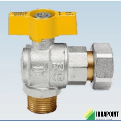 RUBINETTO A SFERA GAS SQUADRA Ø 3/4
