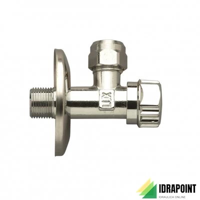 RUBINETTO A SQUADRA S/FILTRO C/CART E DADO BASSO Ø 1/2