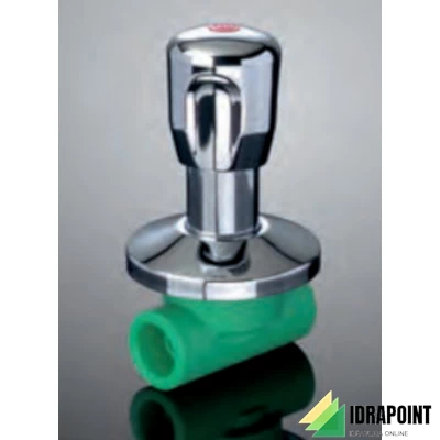 RUBINETTO CROMATO CON MANIGLIA ABS Ø 20 MM