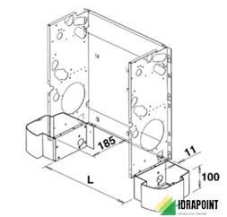 PIEDINO DI APPOGGIO A PAVIMENTO (GRANDEZ. 1-5) PAP