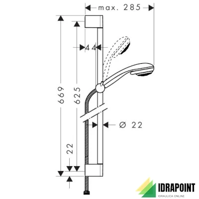 SALISCENDI CROMETTA 85 ECO PORTATA 9 LT/M HG