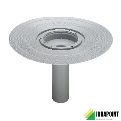 SCARICO CON GRIGLIA USCITA VERTICALE PER TERRAZZE Ø 50 MM