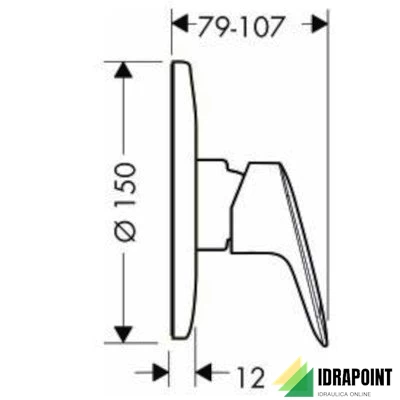 SET DOCCIA INCASSO COMPLETO - SERIE LOGIS