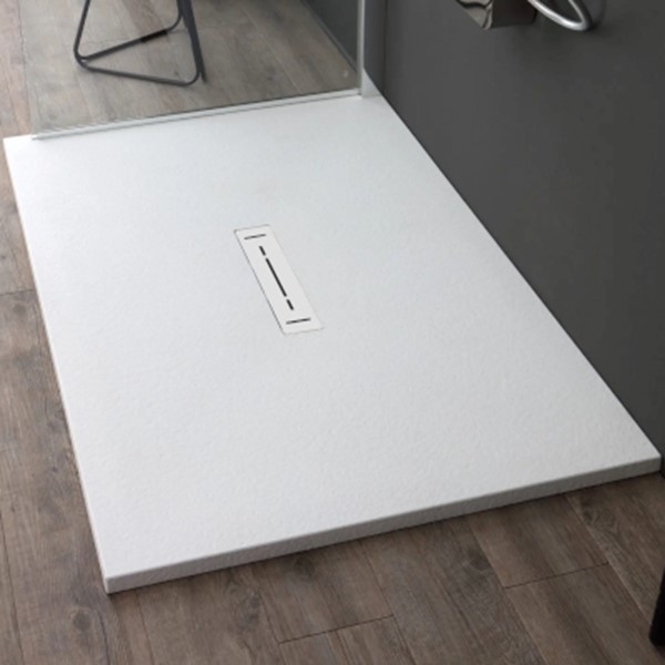 PIATTO DOCCIA ARDESIA PLUS BIANCO 90 X 100 CM  H2,6