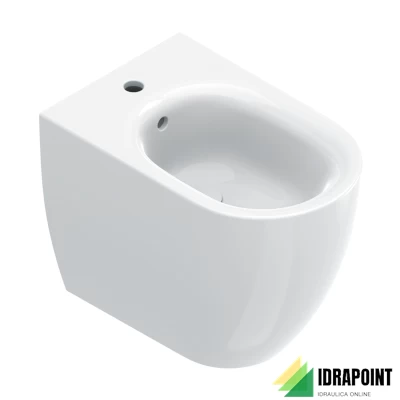 SFERA BIDET FILO PARETE 54,5X35X41 CM BIANCO SATINATO